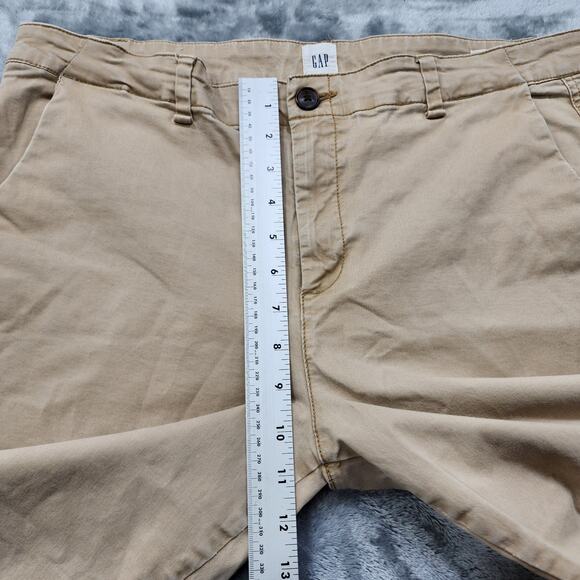 Gap Pants Womens 10 Tan Girlfriend Khaki Straight Stretch Cotton Office Preppy - Picture 10 of 13